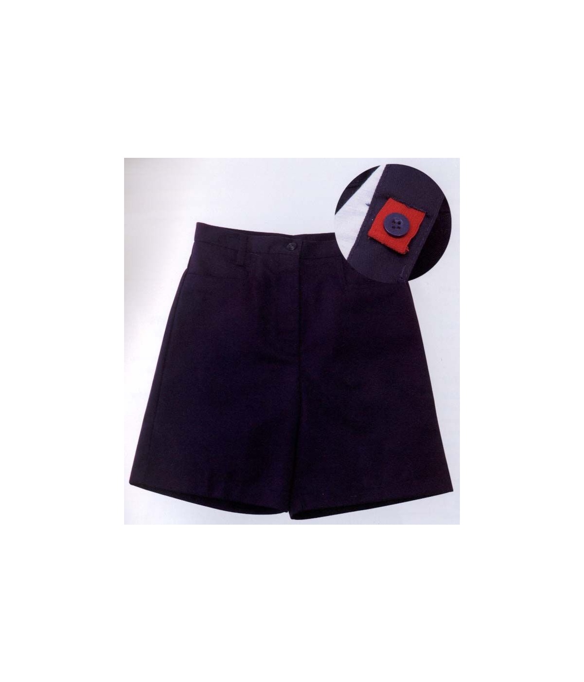 Universal Uniforms School Girls Shorts In Navy Blue