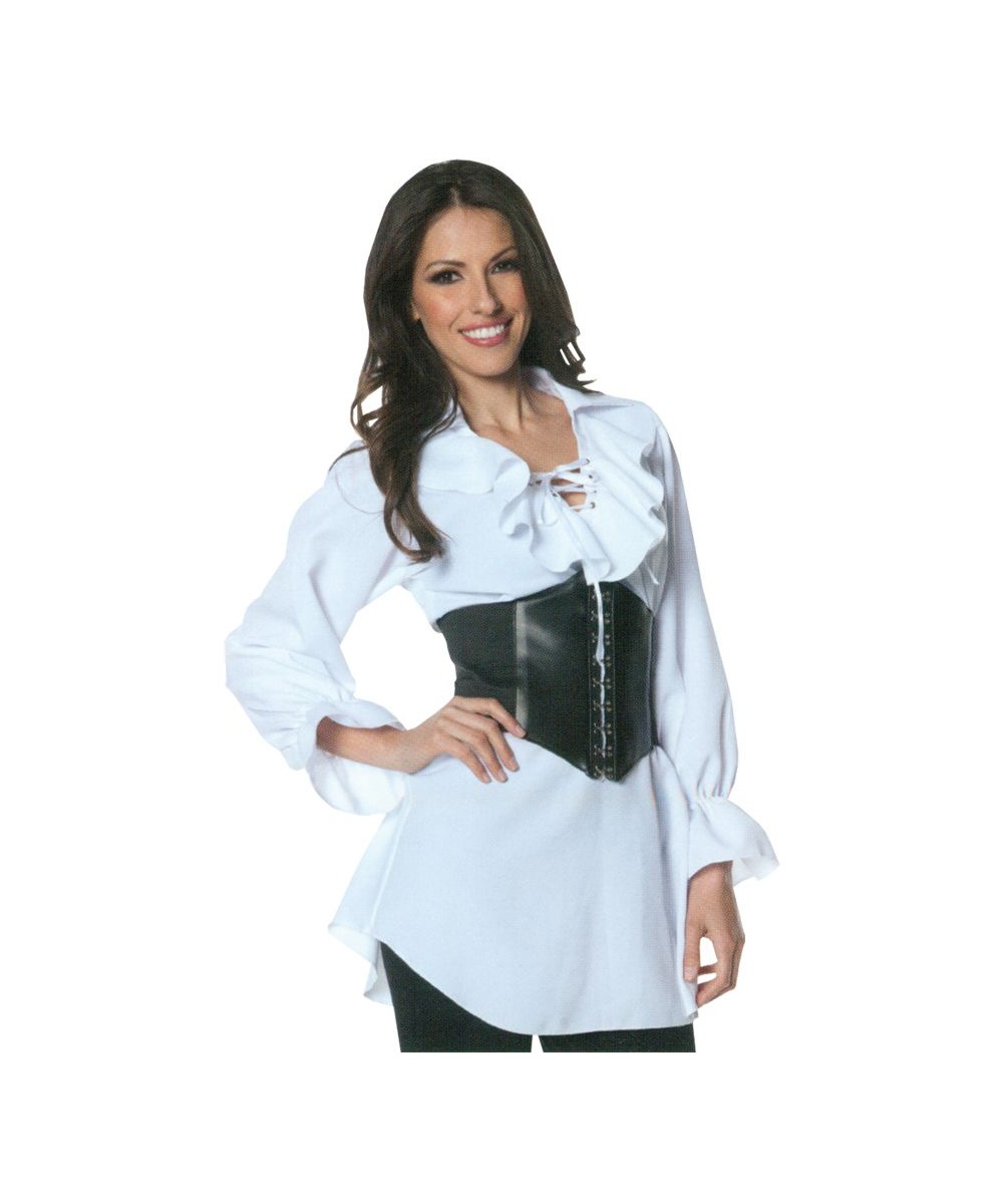 Women's Pirate Laced Blouse Shirt