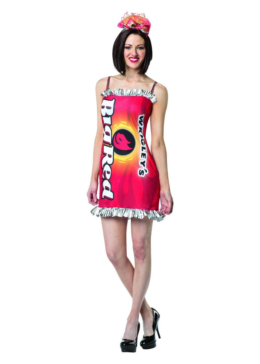 Wrigleys Big Red Gum Dress Women Costume