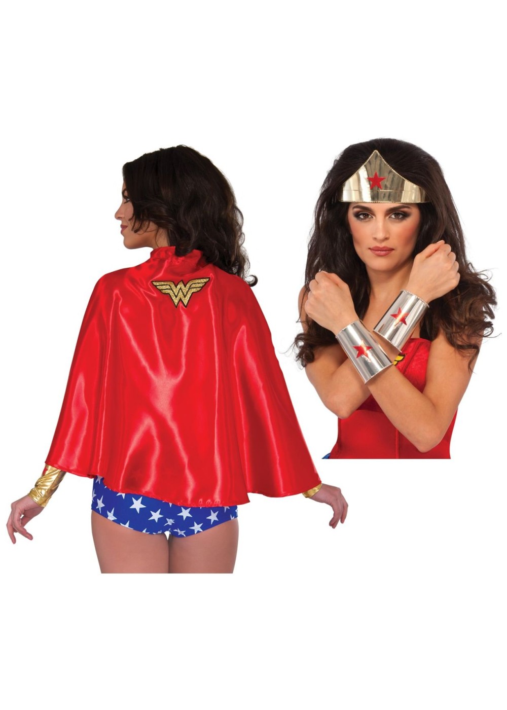 Wonder Woman Women Costume Kit With Cape
