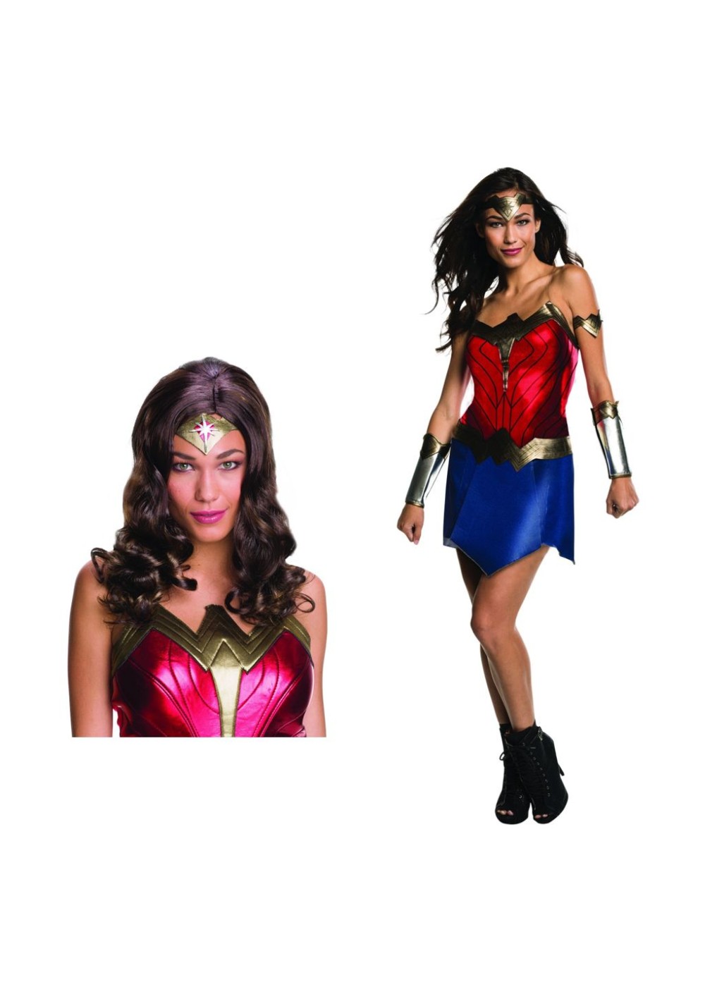 Wonder Woman Women Costume And Wig