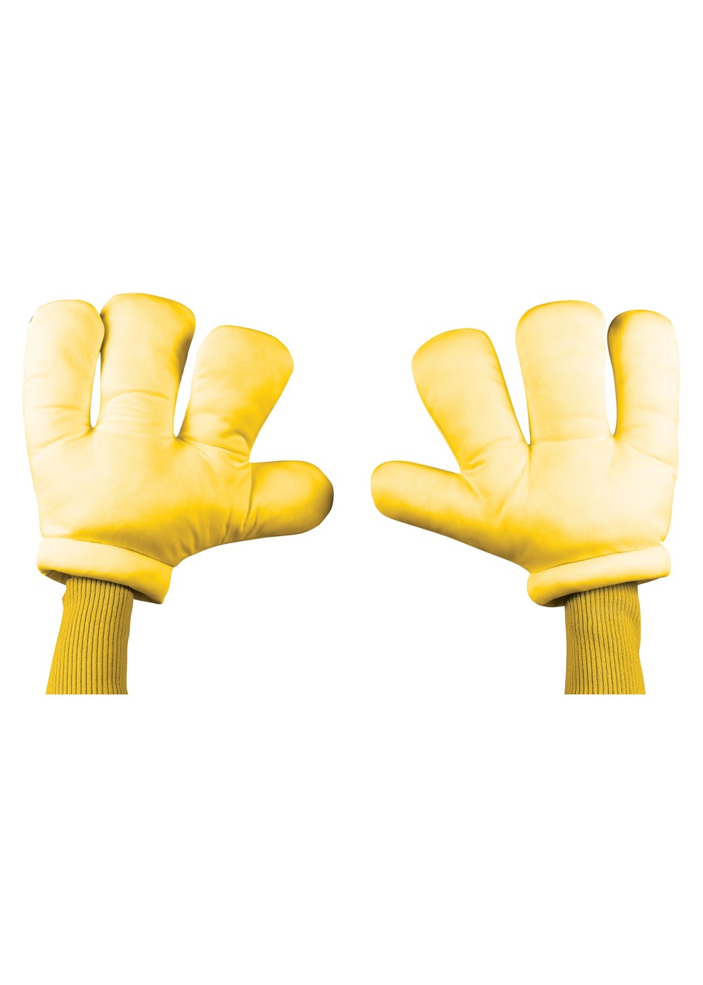 Yellow Cartoon Costume Men Hands