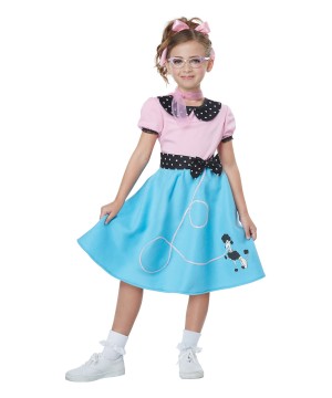 Girls 1950s Sock Hop Costume