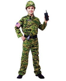 Army Infantry Kids Costume