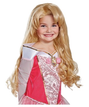 Girls Aurora Costume Wig