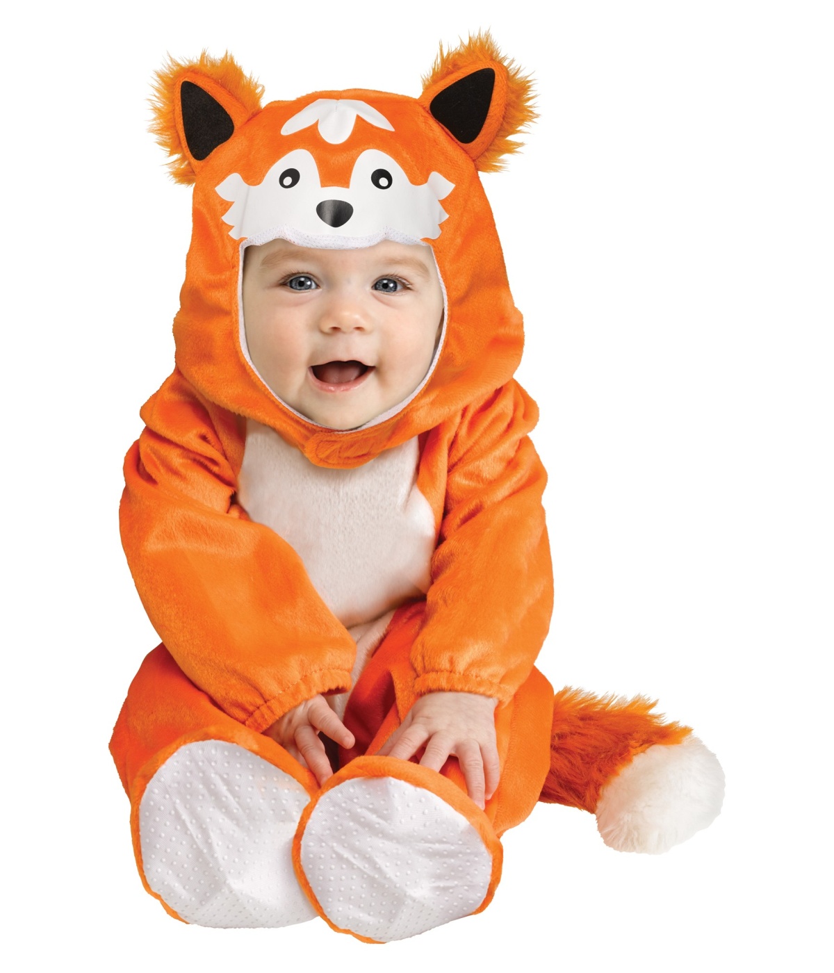 Baby Boys Orange Fox Soft Halloween Costume