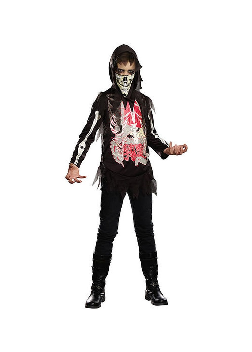 No Guts No Glory Reaper Skeleton Boys Costume