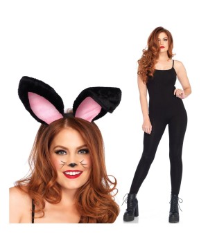 Black Bunny Woman Costume