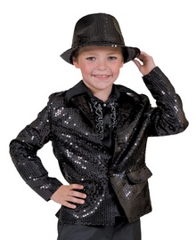 Black Disco Kids Costume