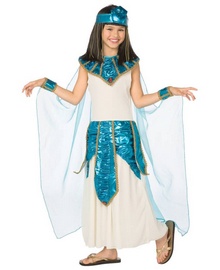 Blue Cleopatra Girl Costume