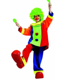Bobo Clown Kids Costume