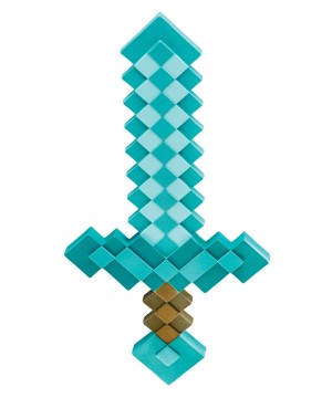 Boys Video Game Costume Minecraft Sword Accessory