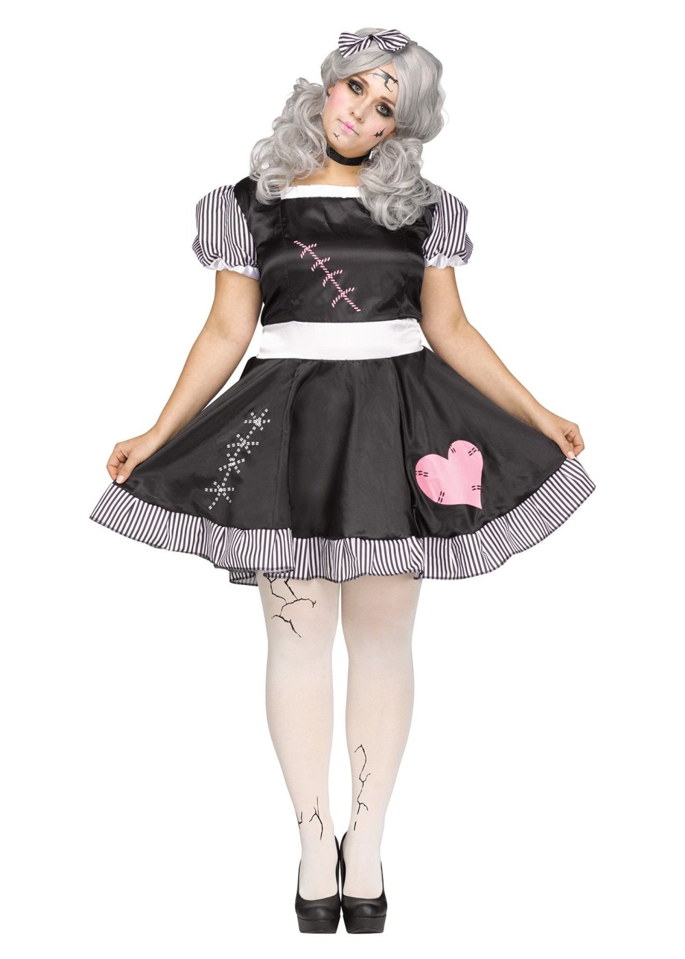 Broken Doll Women Plus Size Costume