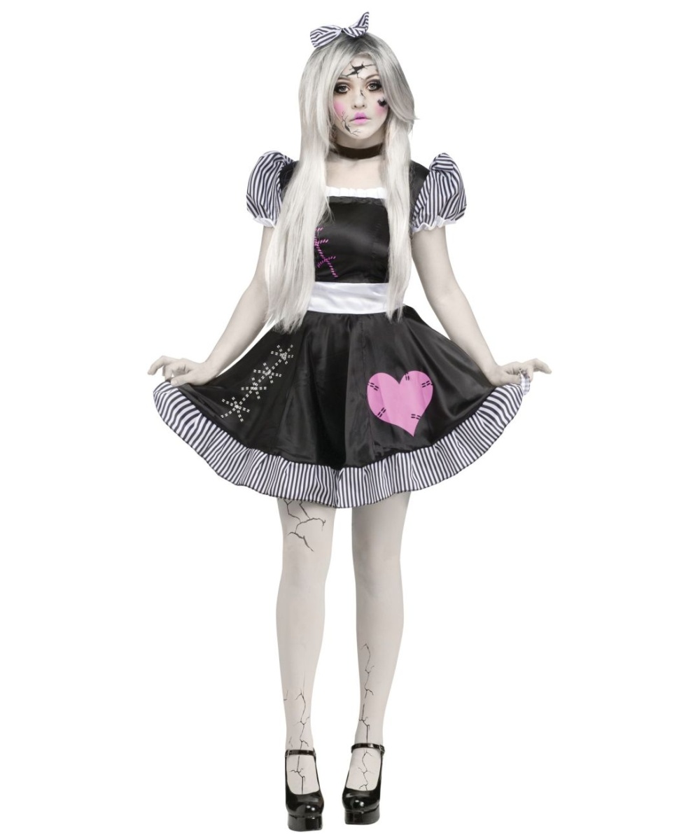 Broken Lolita Doll Womens Costume