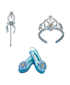 Cinderella Shoes Wand And Tiara Accessory Kit