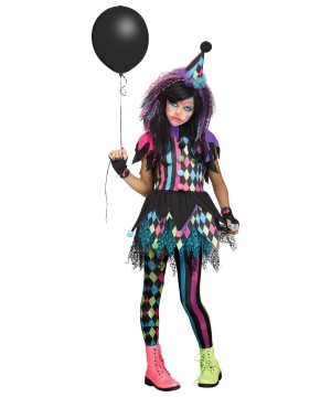 Girls Circus Clown Costume