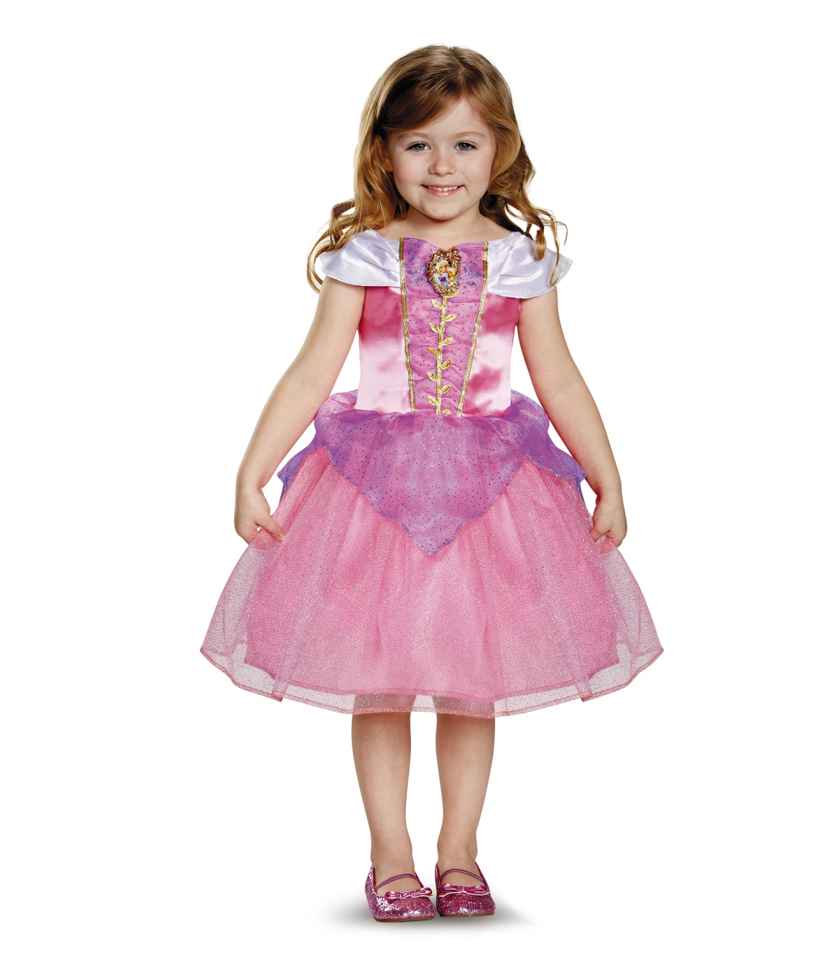 Disney Sleeping Beauty Princess Aurora Little Girls Costume Dress