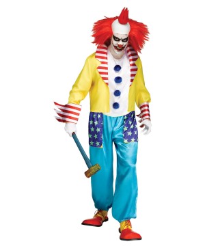 Scary Clown Men Costume