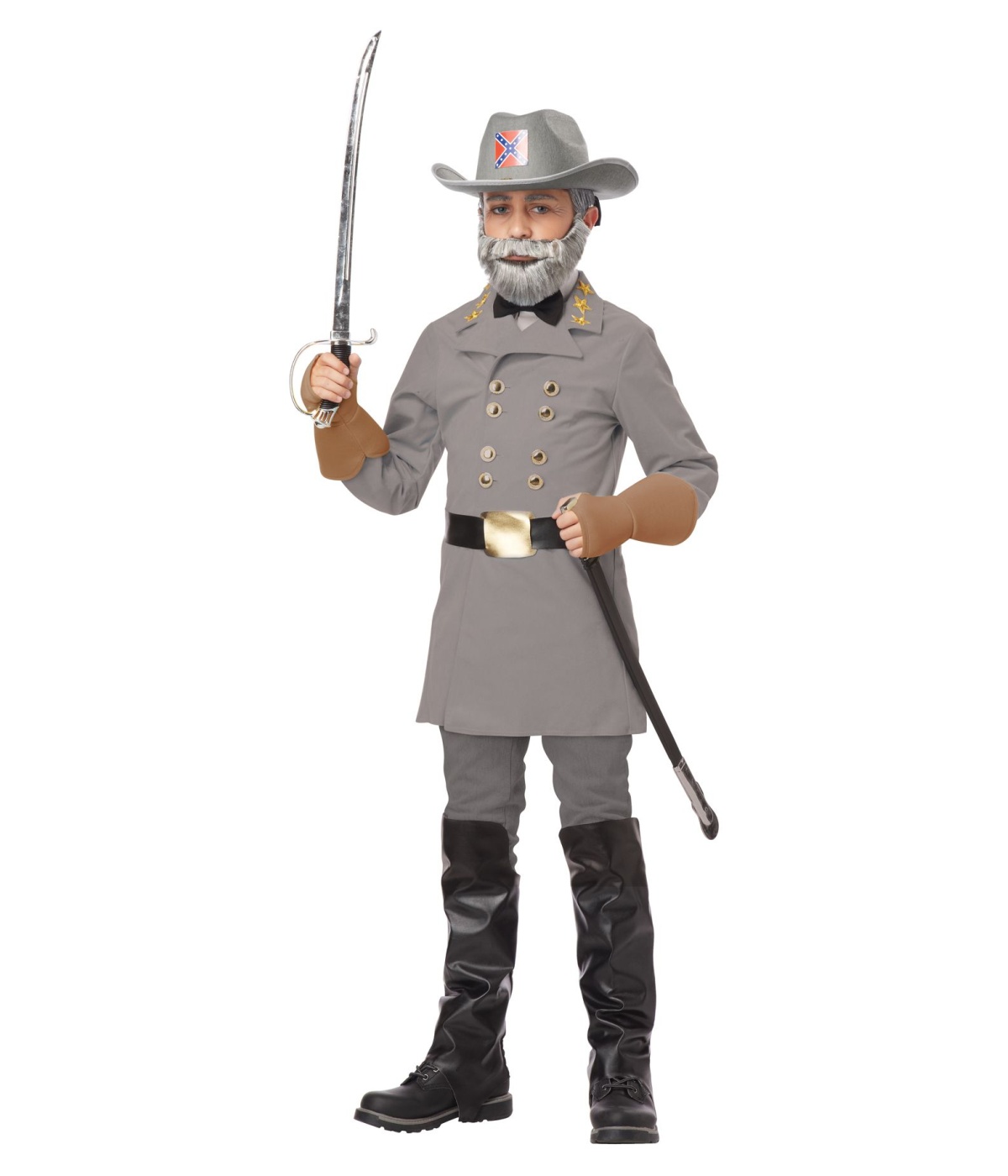General Robert E Lee Boys Confederate Soldier Costume