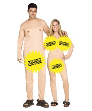 Couples Nude Censored  Costume