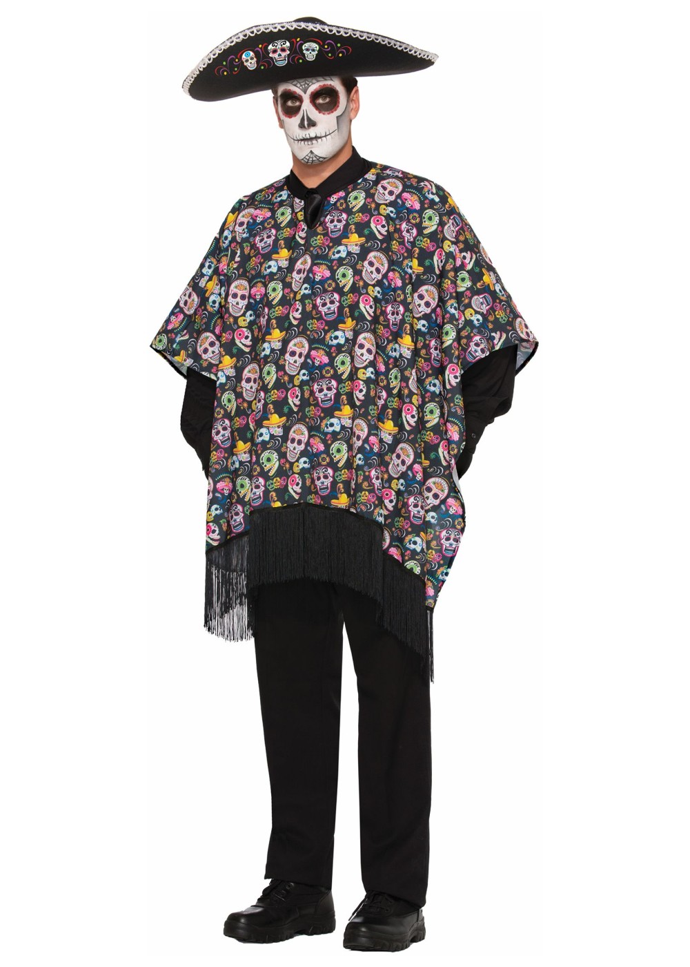 Day Of The Dead Serape Men Costume