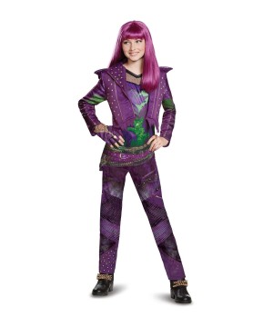 Girls Descendants 2 Mal Costume And Gloves