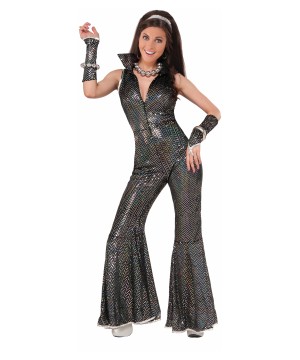 Disco Women Costume Jumpsuit