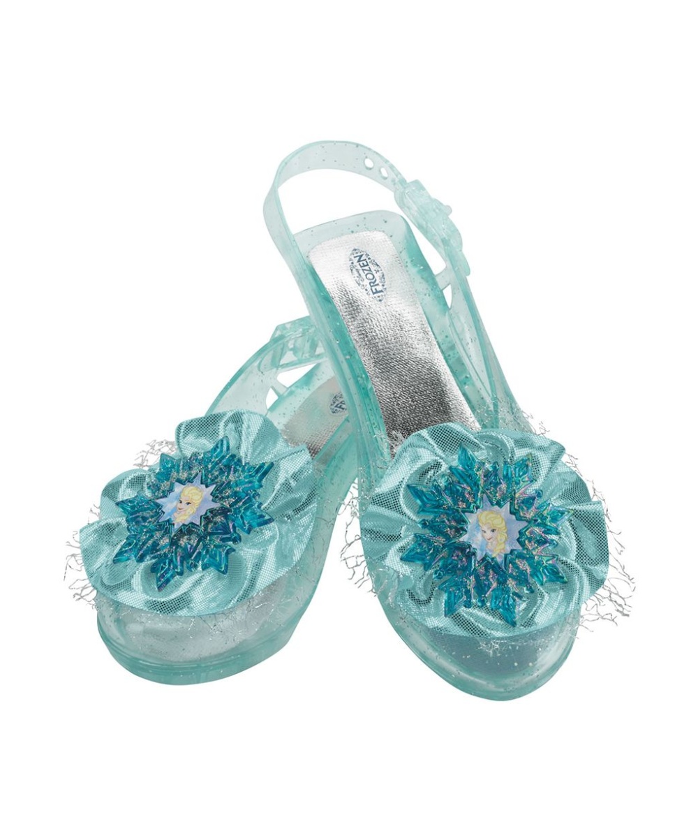 Disney Frozen Elsa Girls Shoes Costume Accessory