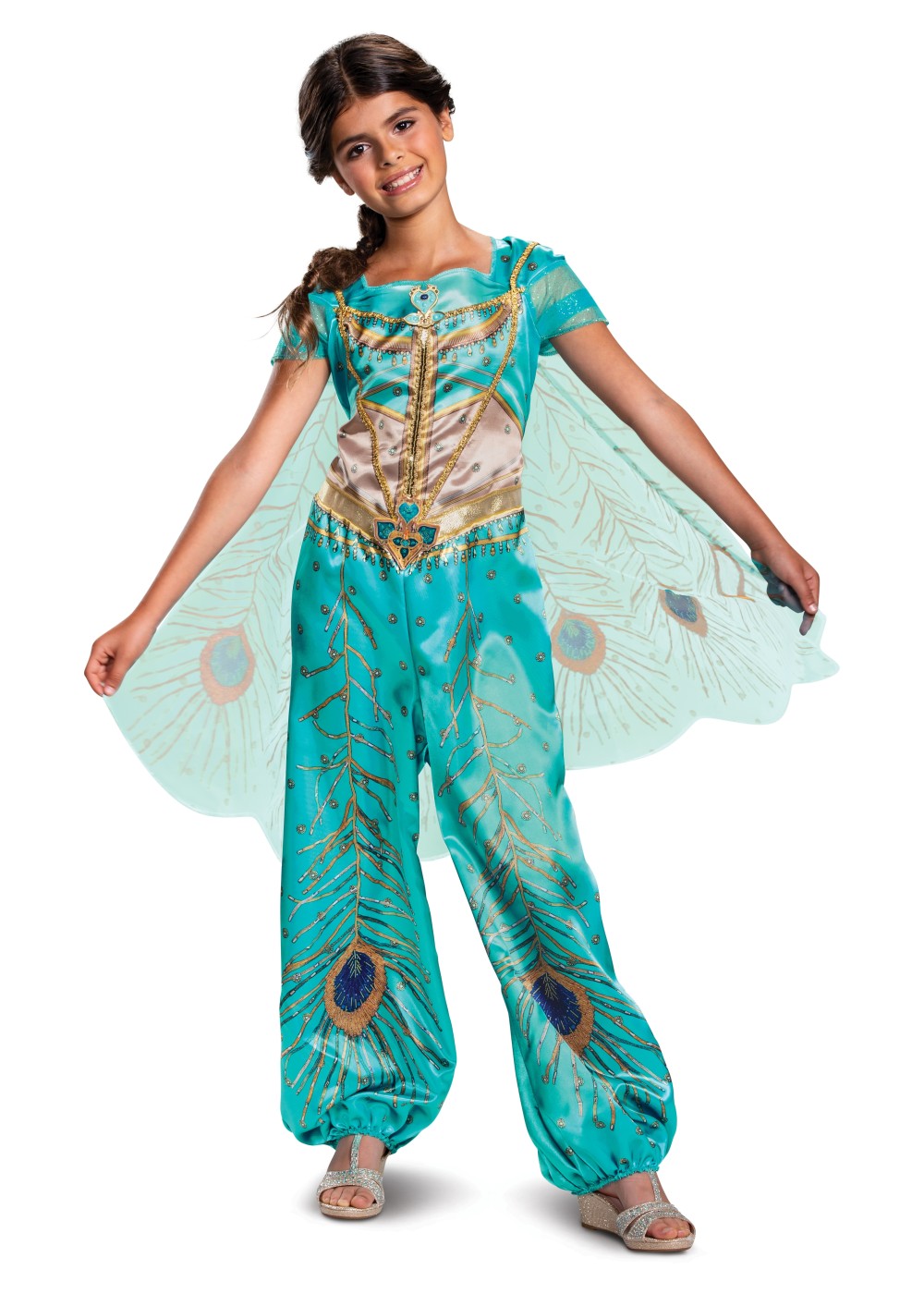 Jasmine Teal Classic Girl Costume