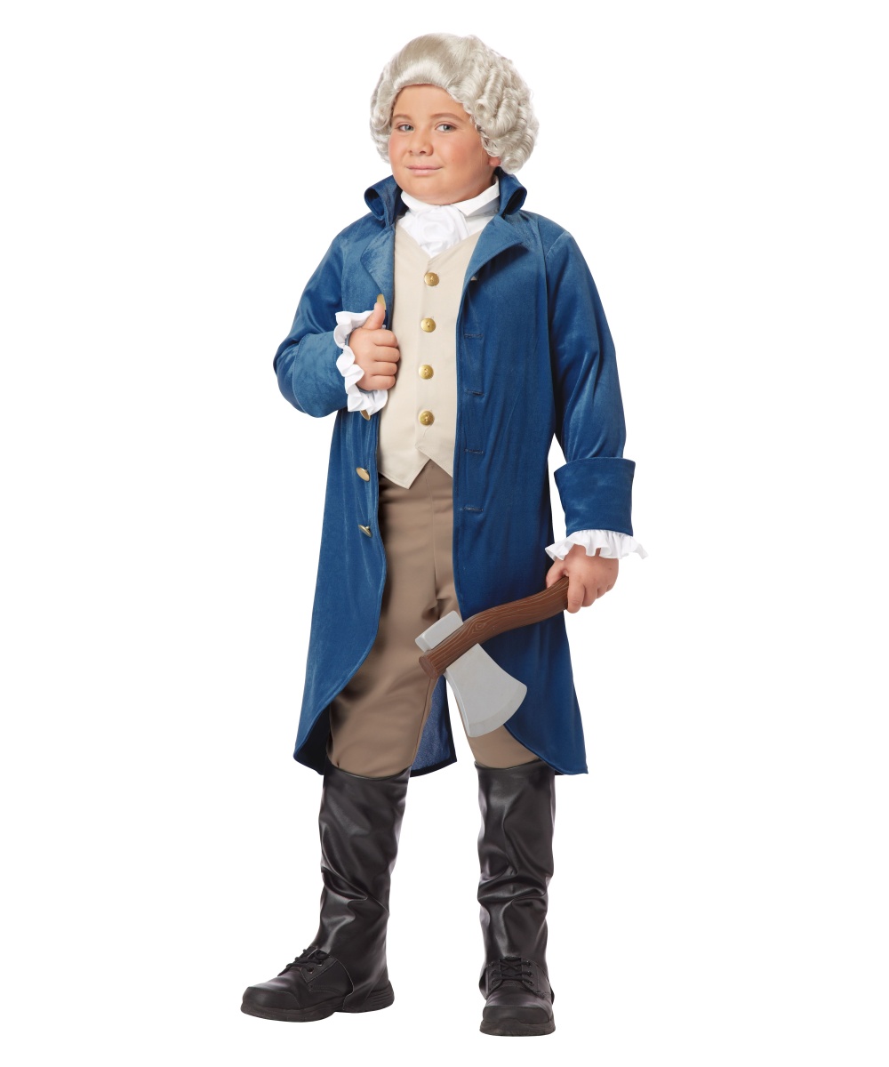 George Washington Boys Historical Costume