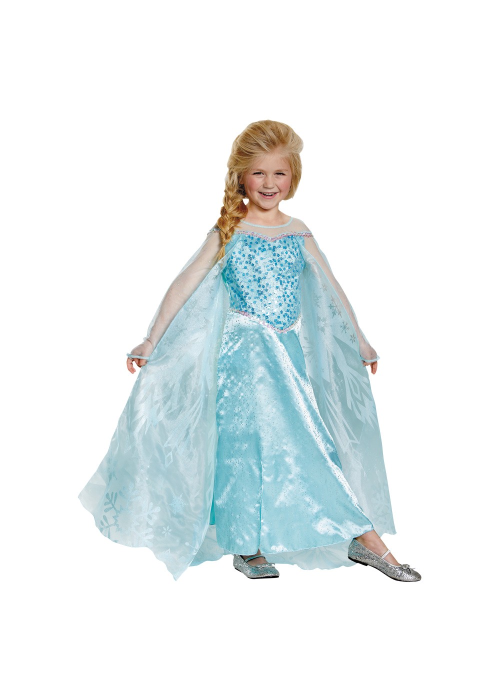 Girls Frozen Elsa Prestige Costume