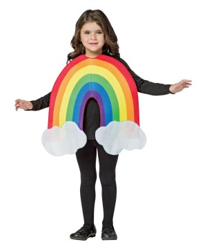 Girls Rainbow Costume