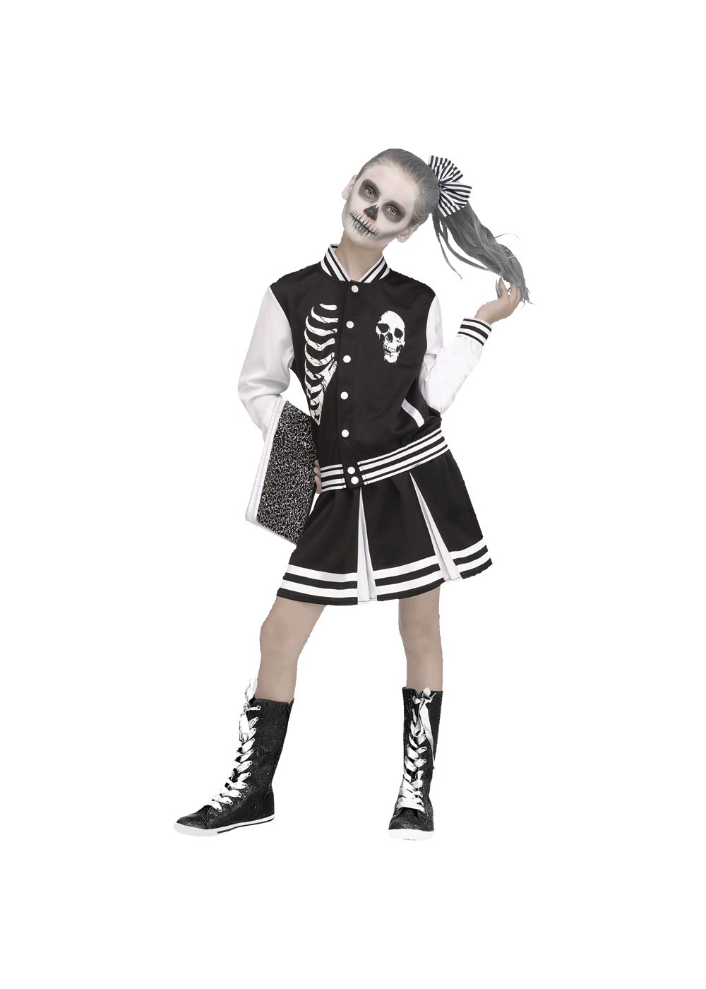 Girls Scare Squad Skeleton Costume