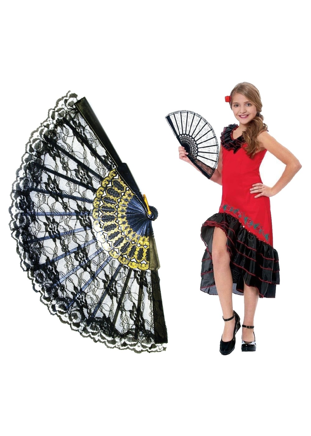 Girls Hispanic Dancer Costume