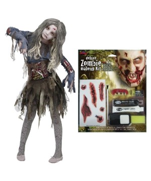 Gore Girl Zombie Costume Kit