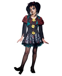 Gothic Scary Merry Girl Costume