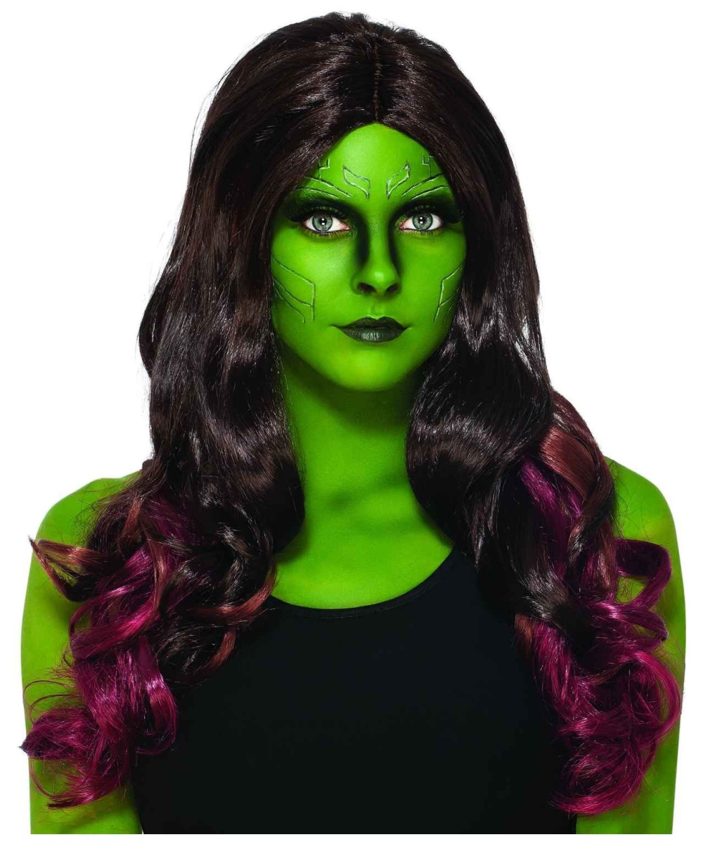 Marvel Guardians Of The Galaxy Gamora  Wig