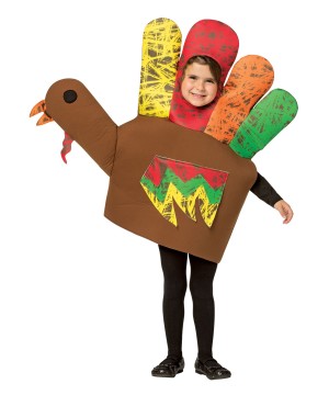 Hand Turkey Girls Costume