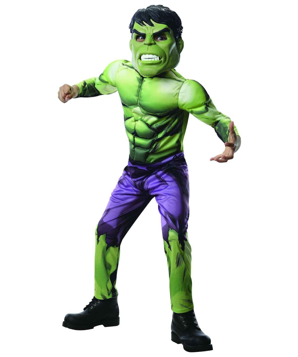 Hulk Boys Costume Marvel Superhero Comics Movie Jumpsuit Child Size
