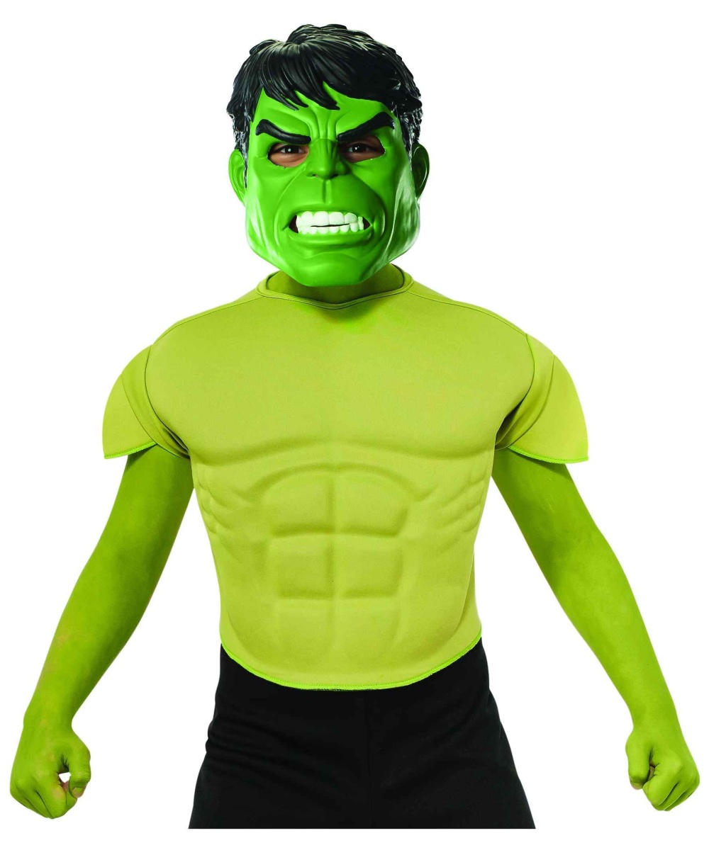 Hulk Boys Top Costume Marvel Superhero Comics Movie  Child