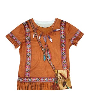 Native American Indian 3d Girls Shirt