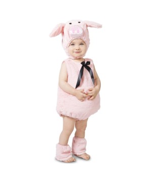 Infant Girls Pink Piglet Costume