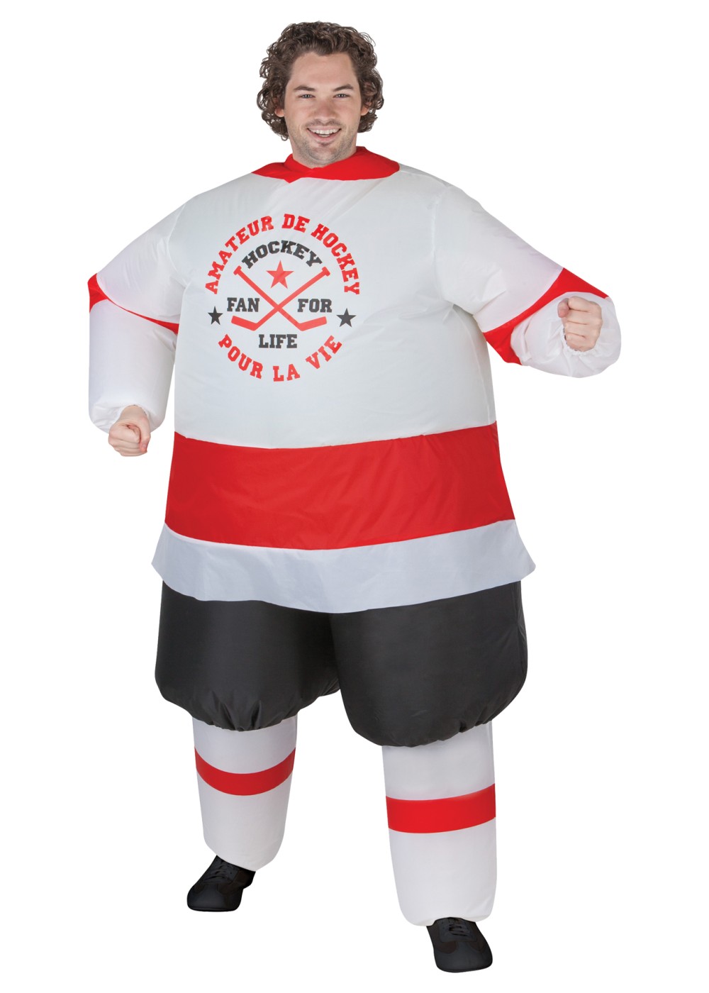 Inflatable Hockey Player Men Costume