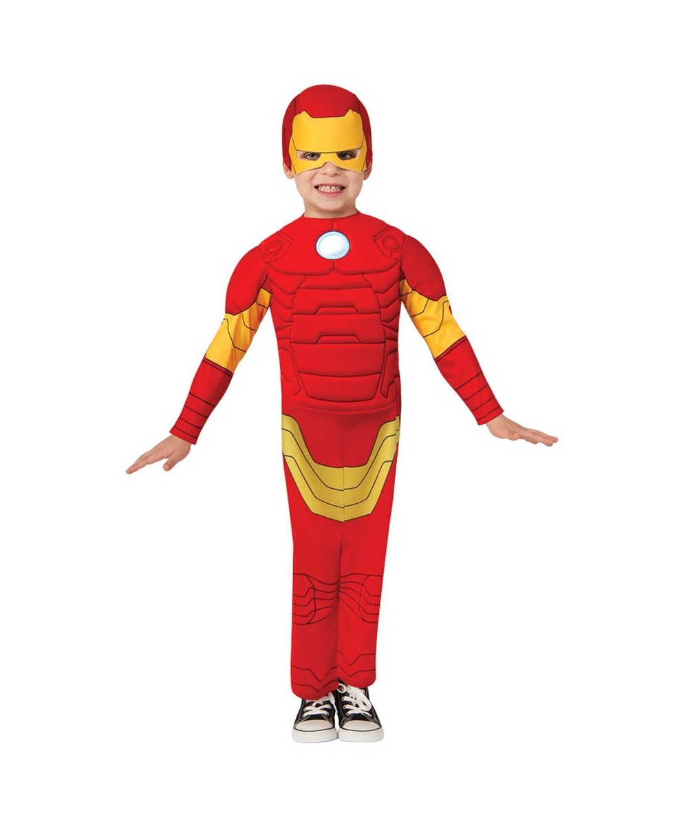 Ironman Padded Muscle Toddler Kids Costume