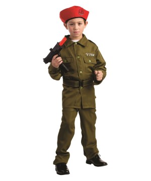 Israel Military Soldier Boys Costume
