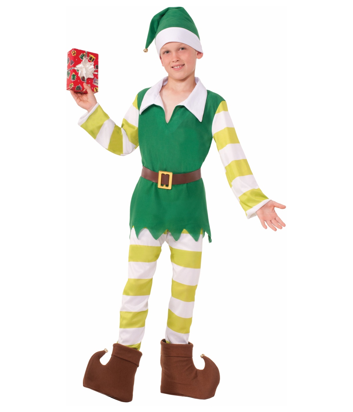 Jingles The Elf Boy Christmas Costume