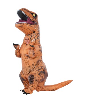 Jurassic World Movie Inflatable T?rex Dinosaur Boys Costume