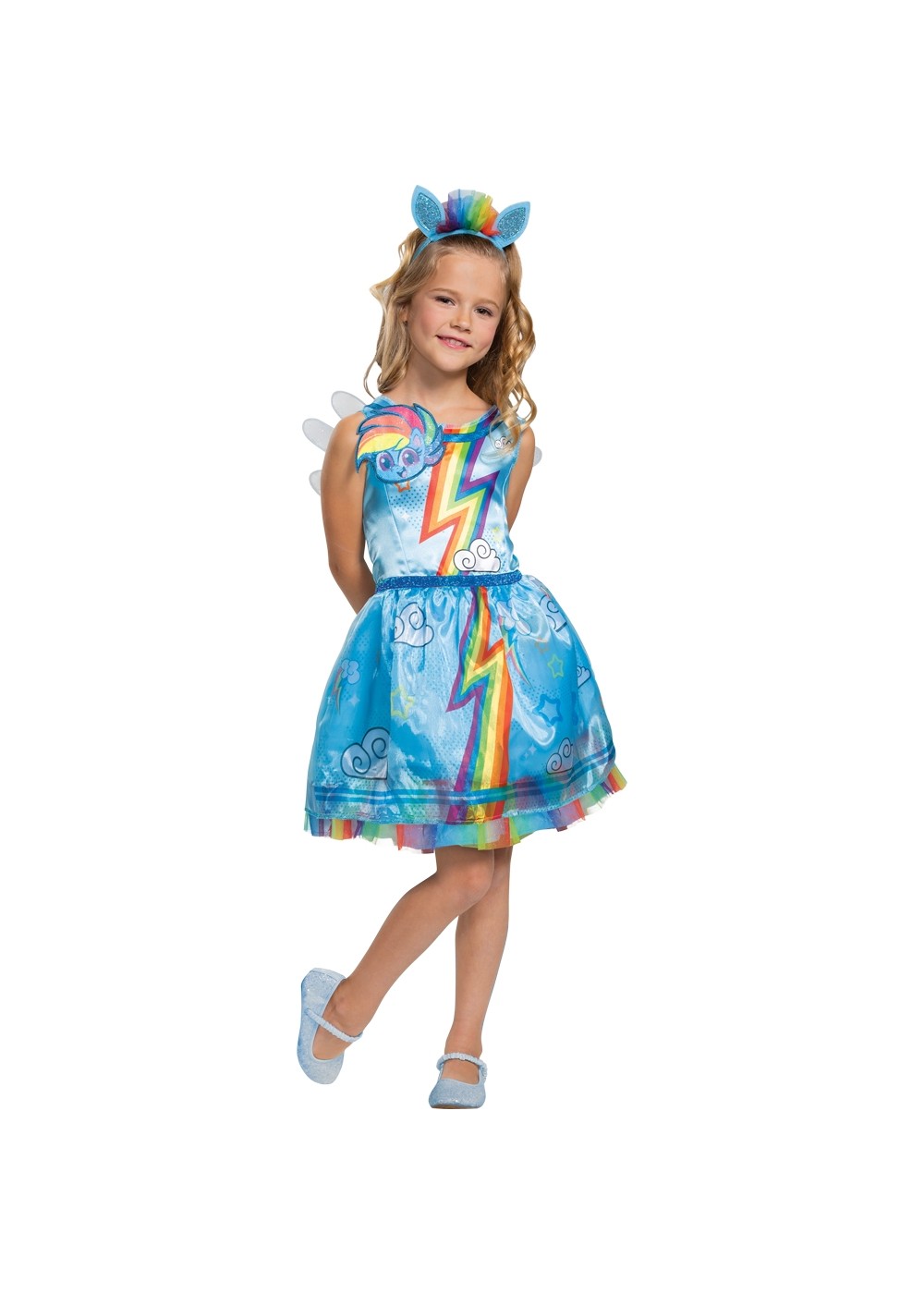 Little Pony Rainbow Dash Girls Costume