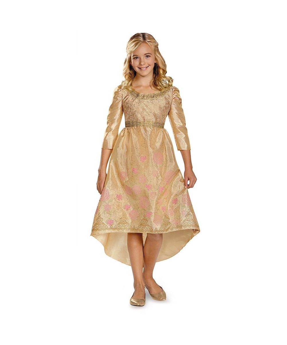 Disney Maleficent Aurora Coronation Gown Classic Girls Costume