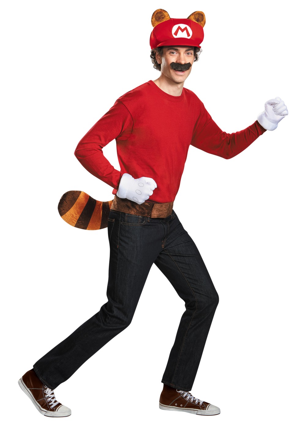 Mario Raccoon Men Costume Set